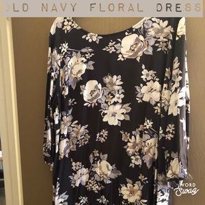 Old Navy Long Sleeve Floral Dress